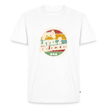 Legendary since 2022 Vintage anniversai gift - Men's Premium Organic T-Shirt - white - Front - Nico (187cm)