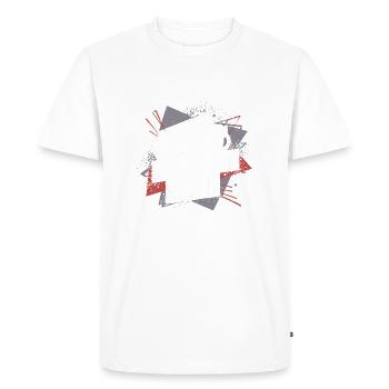 Small bikes, big passion - Men's Premium Organic T-Shirt - white - Front - Nico (187cm)