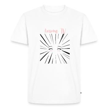 Télévision animée - T-shirt Premium bio Homme - blanc - Devant - Nico (187cm)