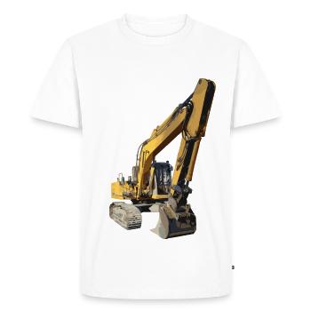 Bagger - Männer Premium Bio T-Shirt - Weiß - Vorne - Nico (187cm)