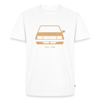Kadett D 1979 - 1984 - Männer Premium Bio T-Shirt - Weiß - Vorne - Nico (187cm)