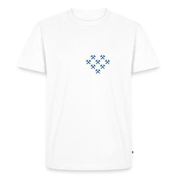 Ruhr area love - Men's Premium Organic T-Shirt - white - Front - Nico (187cm)