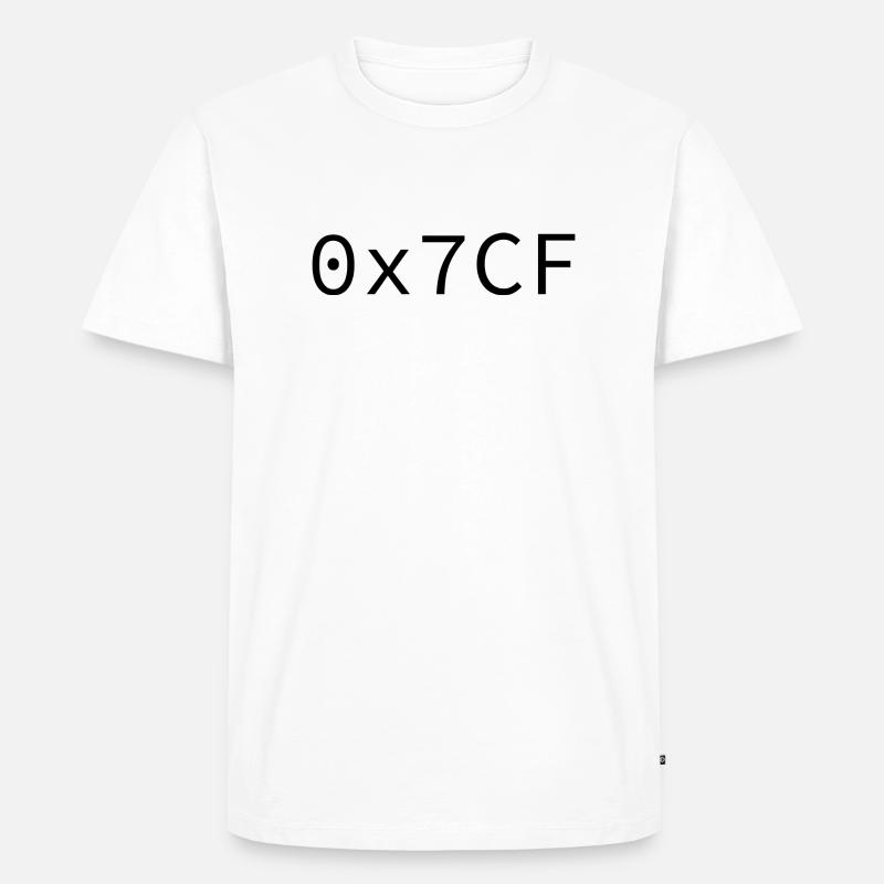 1999 Hexadezimal - Männer Premium Bio T-Shirt - Weiß
