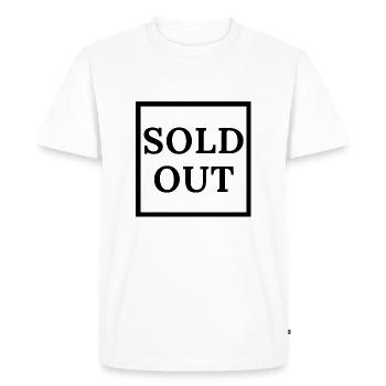 Épuisé - T-shirt Premium bio Homme - blanc - Devant - Nico (187cm)