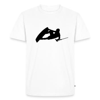 wakeboarder_03 - Men's Premium Organic T-Shirt - white - Front - Nico (187cm)