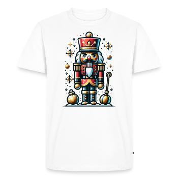 Noël - T-shirt Premium bio Homme - blanc - Devant - Nico (187cm)