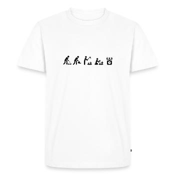 420 Allemagne pictogramme Life Growers avec échelles - T-shirt Premium bio Homme - blanc - Devant - Nico (187cm)