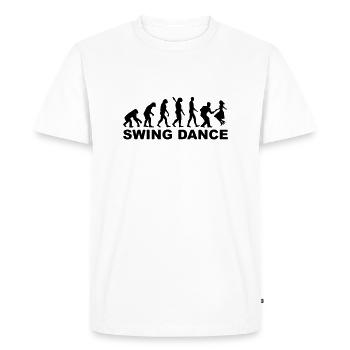 Swing dance - T-shirt Premium bio Homme - blanc - Devant - Nico (187cm)