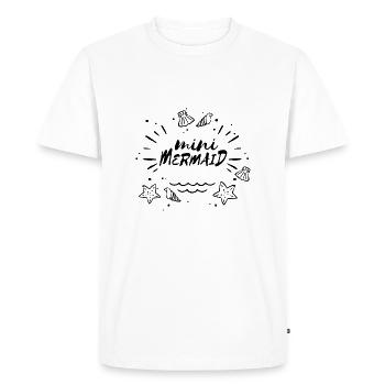Sirène enfants fille sirène plage mer - T-shirt Premium bio Homme - blanc - Devant - Nico (187cm)