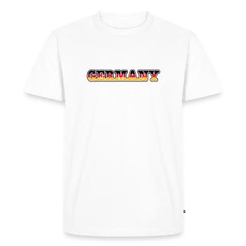 germany - T-shirt Premium bio Homme - blanc - Devant - Nico (187cm)