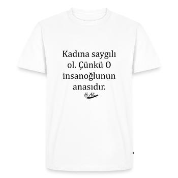 Hz. Ali Sözleri - T-shirt Premium bio Homme - blanc - Devant - Nico (187cm)