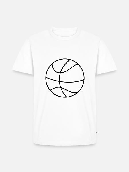 Basketball 5 0 24 - Men's Premium Organic T-Shirt - white