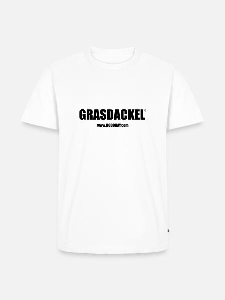 Dodokay - Grasdackel ® - Männer Premium Bio T-Shirt - Weiß