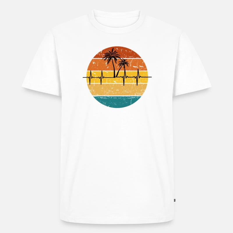 Pulse Pulse Palms 2 - T-shirt Premium bio Homme - undefined