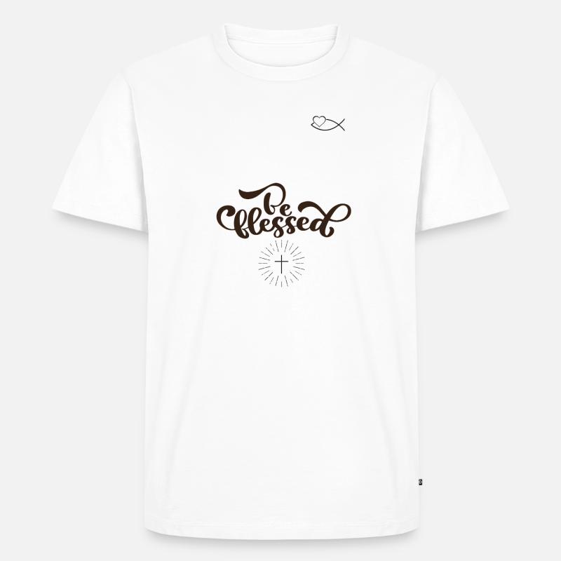 be so - Männer Premium Bio T-Shirt - Weiß