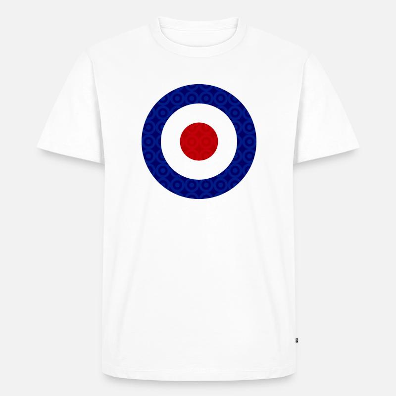 TARGET - Männer Premium Bio T-Shirt - Weiß