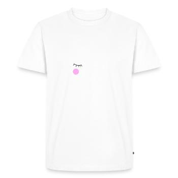 Moon sleeping background stars children - Men's Premium Organic T-Shirt - white - Front - Nico (187cm)