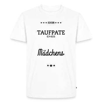Ungeheuer fantastisches Mädchen - Pate / Shirt - Männer Premium Bio T-Shirt - Weiß - Vorne - Nico (187cm)