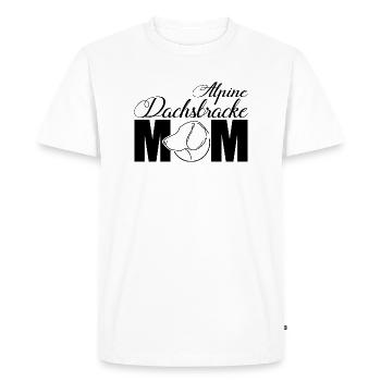 Alpine Badger Hound profil maman chiens chien Wilsigns - T-shirt Premium bio Homme - blanc - Devant - Nico (187cm)