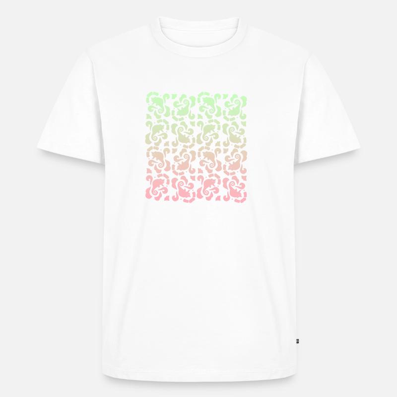 kaetzchen on lsd - Männer Premium Bio T-Shirt - Weiß