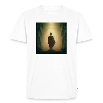 La voie de Bouddha - T-shirt Premium bio Homme - blanc - Devant - Nico (187cm)