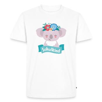 Écolier Koala - T-shirt Premium bio Homme - blanc - Devant - Nico (187cm)