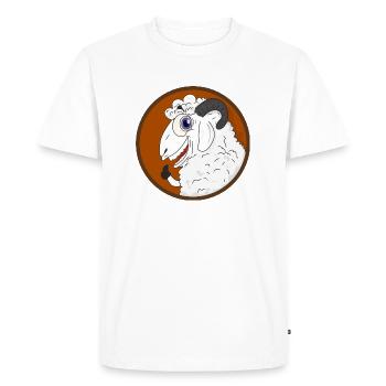 Sheep Shepherd Sheep Sheep Lovers - Men's Premium Organic T-Shirt - white - Front - Nico (187cm)