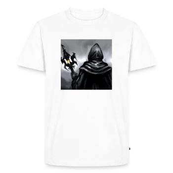 A Dark Mystical Figure 2 - Men's Premium Organic T-Shirt - white - Front - Nico (187cm)