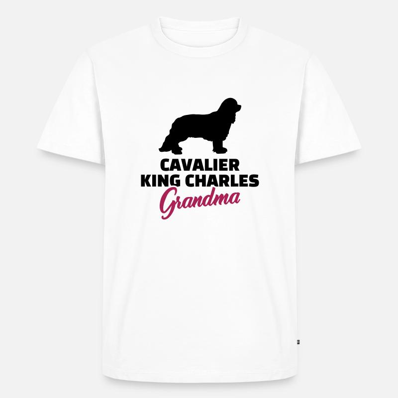 Cavalier King Charles - Männer Premium Bio T-Shirt - Weiß