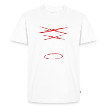 Copine Fiancée Wife Est 2020 - T-shirt Premium bio Homme - blanc - Devant - Nico (187cm)