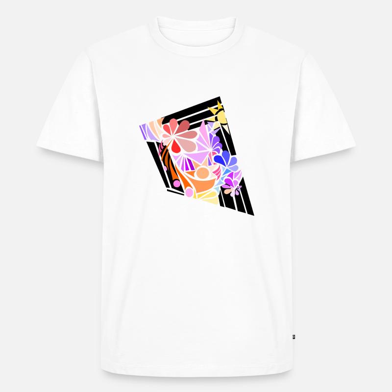 New Dimension 2 **** - Männer Premium Bio T-Shirt - Weiß