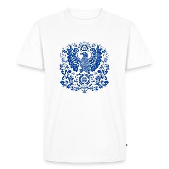 Folklore portugais - T-shirt Premium bio Homme - blanc - Devant - Nico (187cm)