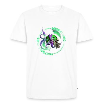Miskatonic Football Club - T-shirt Premium bio Homme - blanc - Devant - Nico (187cm)
