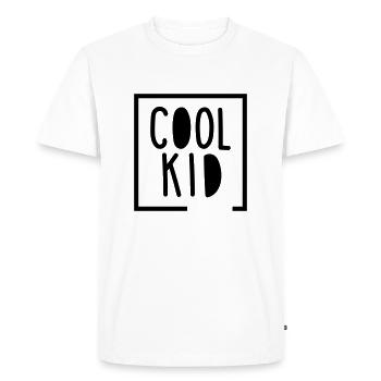 Enfant cool - T-shirt Premium bio Homme - blanc - Devant - Nico (187cm)