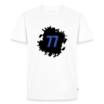 Spot 77 - T-shirt Premium bio Homme - blanc - Devant - Nico (187cm)