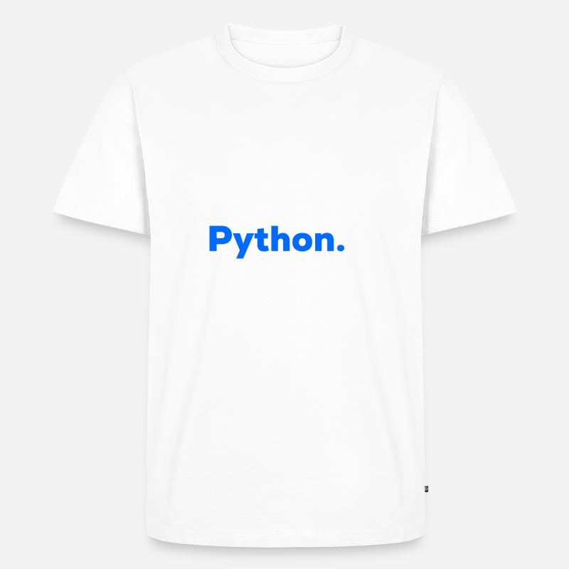 Eat Sleep Python Repeat - T-shirt Premium bio Homme - undefined