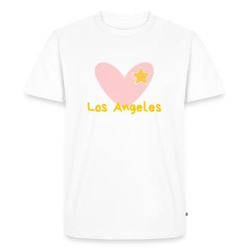 Los Angeles - Kalifornien - Reise - LA - Hollywood - Männer Premium Bio T-Shirt - Weiß - Vorne - Nico (187cm)