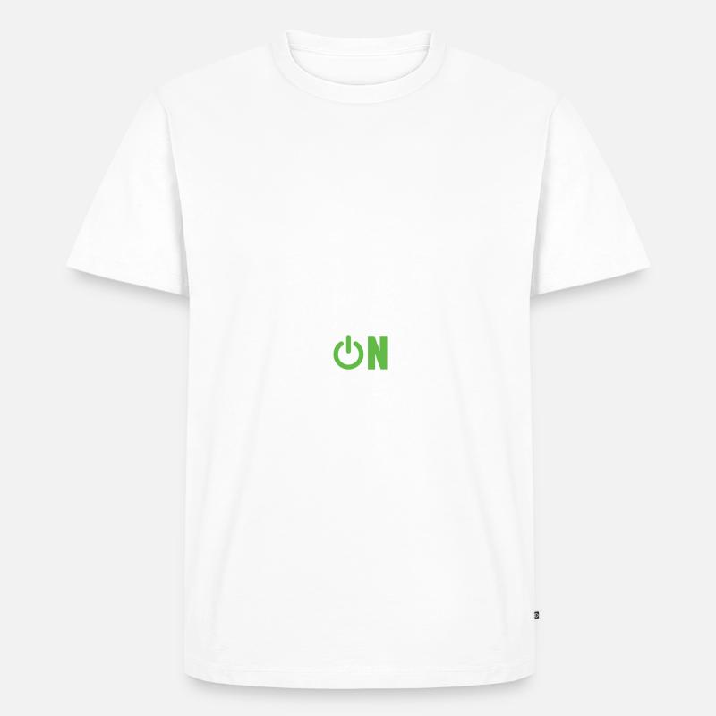 Mode drone activé - T-shirt Premium bio Homme - blanc