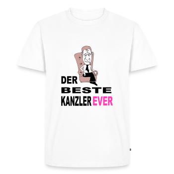Schmidt Helmut - Männer Premium Bio T-Shirt - Weiß - Vorne - Nico (187cm)