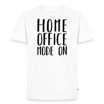 Home Office Mode On Humor Remote Work - Men's Premium Organic T-Shirt - white - Front - Nico (187cm)