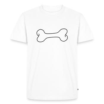 os - T-shirt Premium bio Homme - blanc - Devant - Nico (187cm)