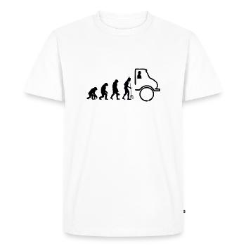 Unimog Evolution - Offroad - Couleurs modifiables - T-shirt Premium bio Homme - blanc - Devant - Nico (187cm)