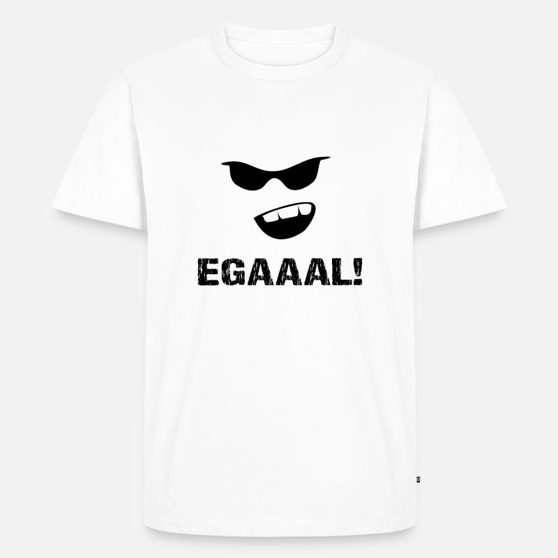 Egal - Männer Premium Bio T-Shirt - Weiß