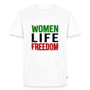 Women life freedom - T-shirt Premium bio Homme - blanc - Devant - Nico (187cm)
