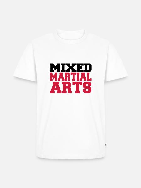 Mixed Martial Arts - Männer Premium Bio T-Shirt - Weiß