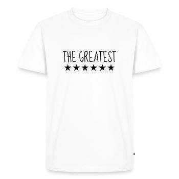 Boxing - Boxer - Boxe - Boxen - Ali - Fighter - T-shirt Premium bio Homme - blanc - Devant - Nico (187cm)
