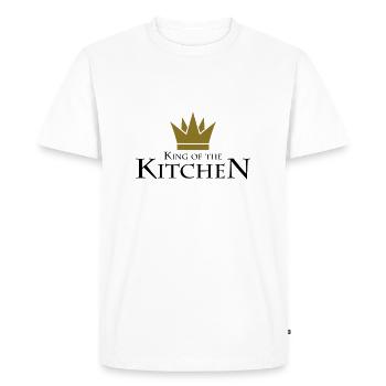 King Of The Kitchen - T-shirt Premium bio Homme - blanc - Devant - Nico (187cm)