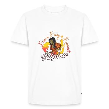 Philippines Filipina Proud Flag Pinay I Gift - Men's Premium Organic T-Shirt - white - Front - Nico (187cm)