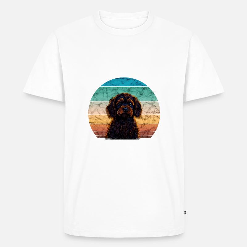 Coucher de soleil Cavapoo - T-shirt Premium bio Homme - undefined