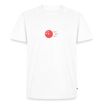 Bowling Dictons Bowling Bowler Skittles Cadeau - T-shirt Premium bio Homme - blanc - Devant - Nico (187cm)